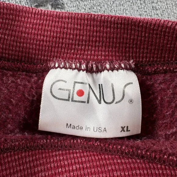 Genius Sweatshirt Men L/XL Detroit High School Mumford Mustangs Vintage 80's - Picture 14 of 16